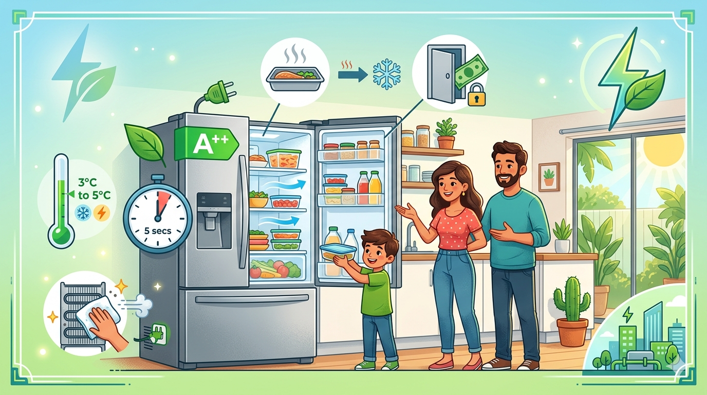 cómo ahorrar energía con refrigerador